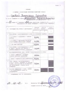 Справка по форме № 12