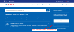 Регистрация на портале Госуслуги