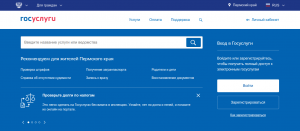 Интернет-портал Госуслуги