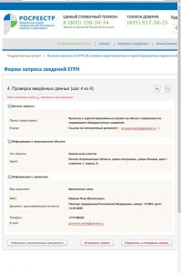 Проверка внесенных сведений Проверка внесенных сведений