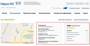 Сведения об УК