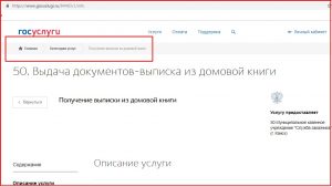 Получение выписки из домовой книги через Госуслуги Получение выписки из домовой книги через Госуслуги