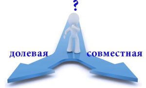 Выбор вида собственности